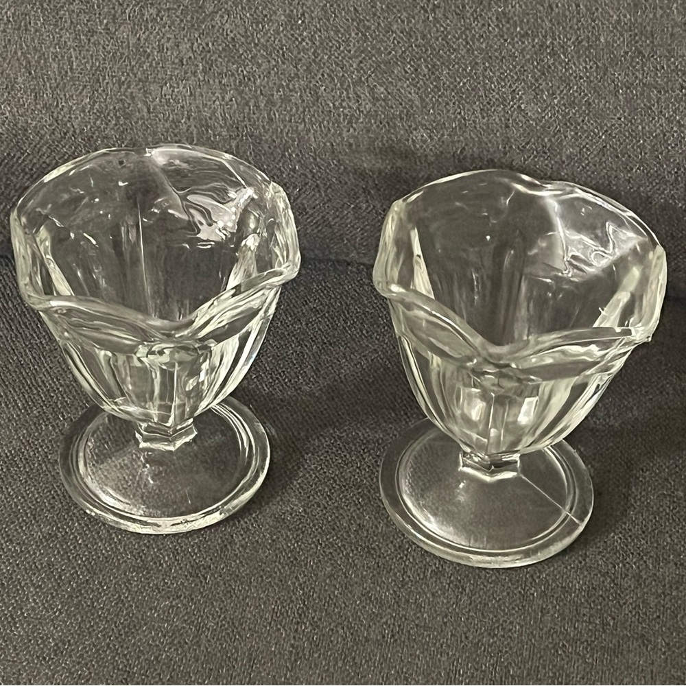 Anchor hocking Elegant tulip shaped Glass Dessert Cups (set of 4) cottagecore